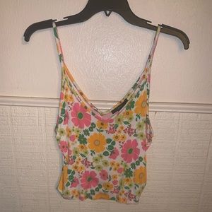 Sleeveless crop top